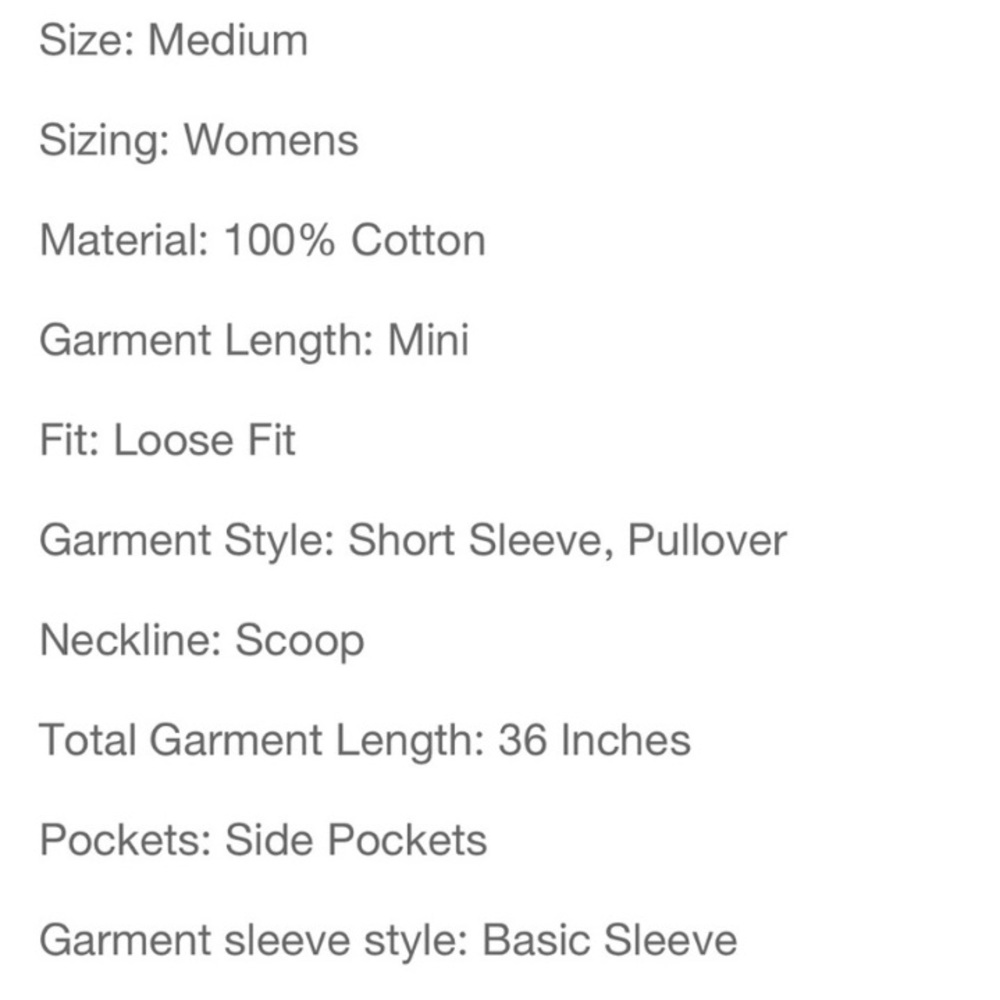 Universal Thread babydoll cotton peach dress M - Picture 5 of 5